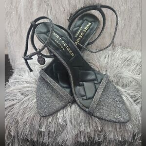 Never worn Kurt Geiger sparkle heel with ankle charm